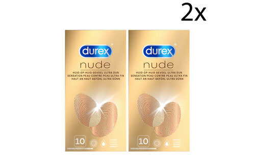 Durex Condooms Nude 10st x2