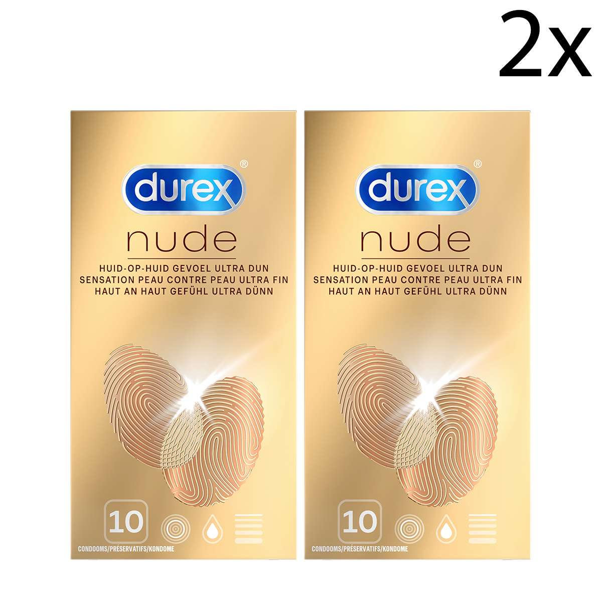 Durex Condooms Nude 10st x2
