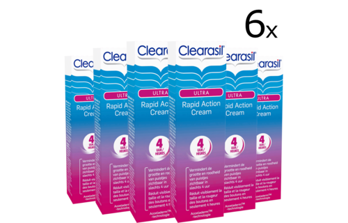 Clearasil Behandelingscreme Ultra Rapid Action Cream 15ml x6