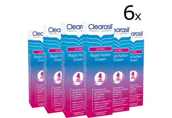 Clearasil Behandelingscreme Ultra Rapid Action Cream 15ml x6