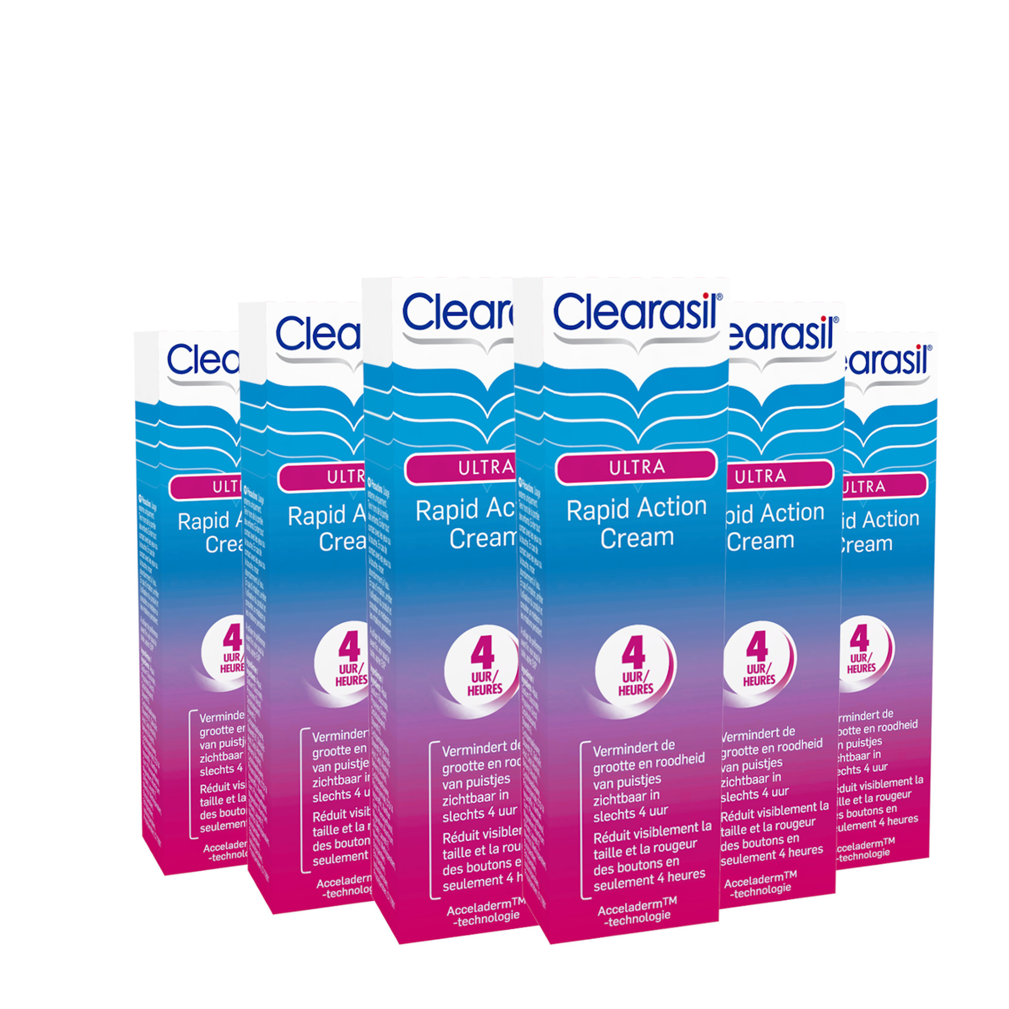 Clearasil Behandelingscreme Ultra Rapid Action Cream 15ml x6