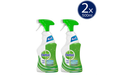 Dettol Allesreiniger Spray Power & Fresh - OriginalÂ - 500ml x2