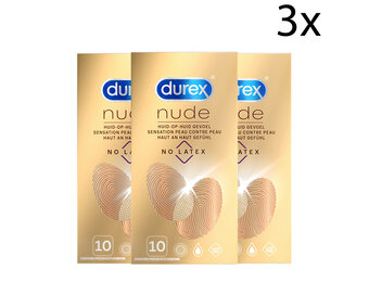 Durex Condooms Nude No Latex 10st x3