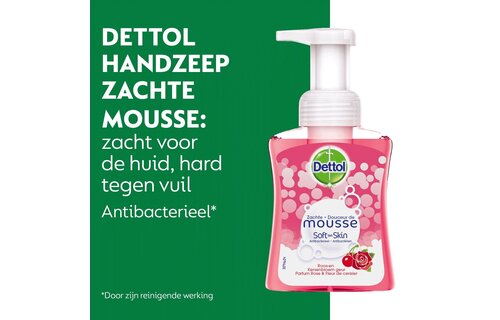 Dettol - Sensitive 250ML - Mousse Rose & Cherryblossom 250ML - Extra Care Chamomile 250ML - 3x250ML - Voordeelverpakking