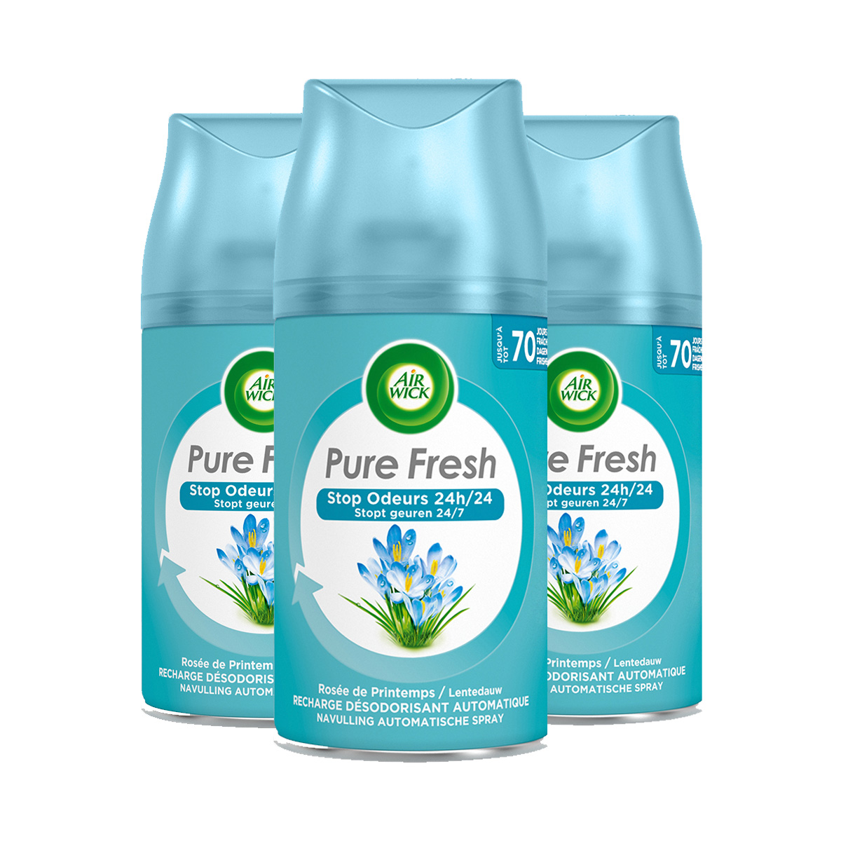Air Wick Freshmatic Automatische Spray Luchtverfrisser - 3 Navullingen - Pure fresh -  Mixverpakking