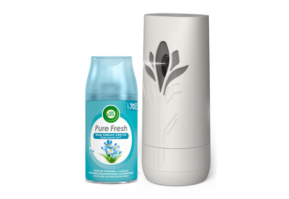 Air Wick Freshmatic Automatische Spray Luchtverfrisser - 2 Navullingen - Pure fresh lentedauw - Voordeelverpakking