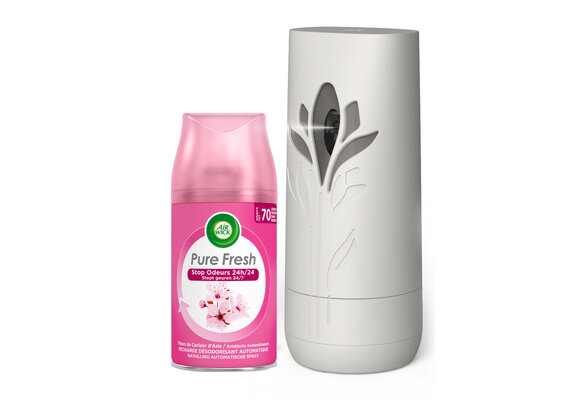 Air Wick Freshmatic Automatische Spray Luchtverfrisser - 2 Navullingen - Aziatische kersenbloesem - Pure fresh lentedauw - Voordeelverpakking