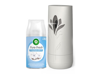 Air Wick Freshmatic Automatische Spray Luchtverfrisser - 2 Navullingen - Zachtheid van katoen - Pure fresh lentedauw - Voordeelverpakking