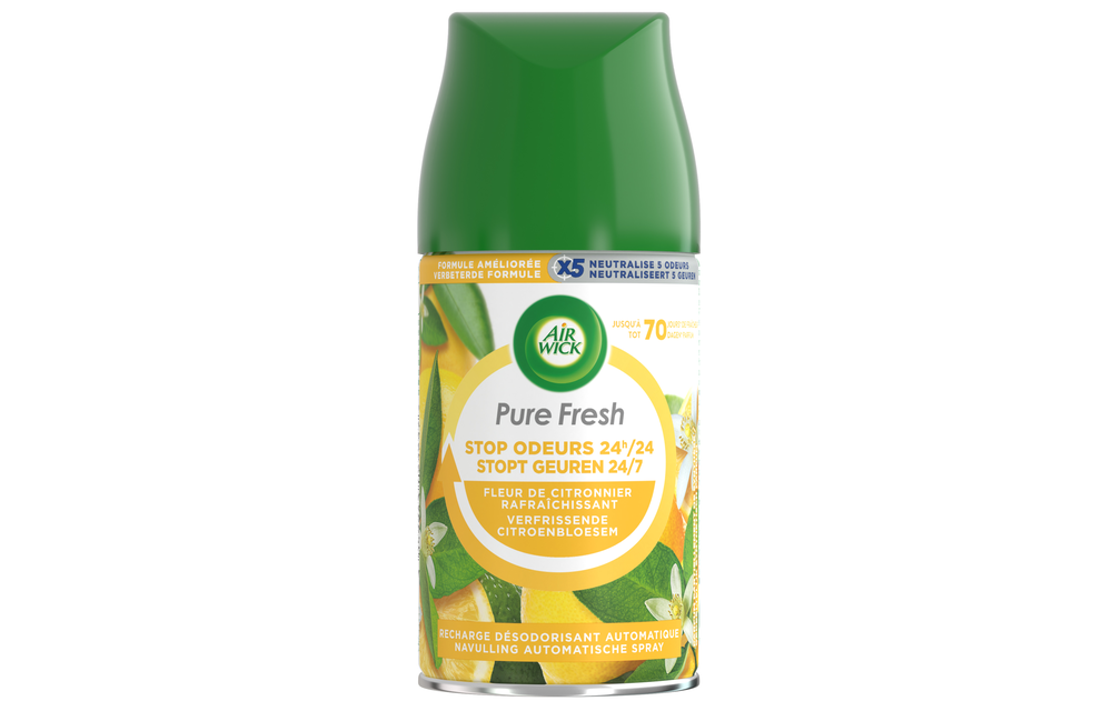 Air Wick Freshmatic Luchtverfrisser - Pure Fresh - Verfrissende Citroenbloesem- 250 ml