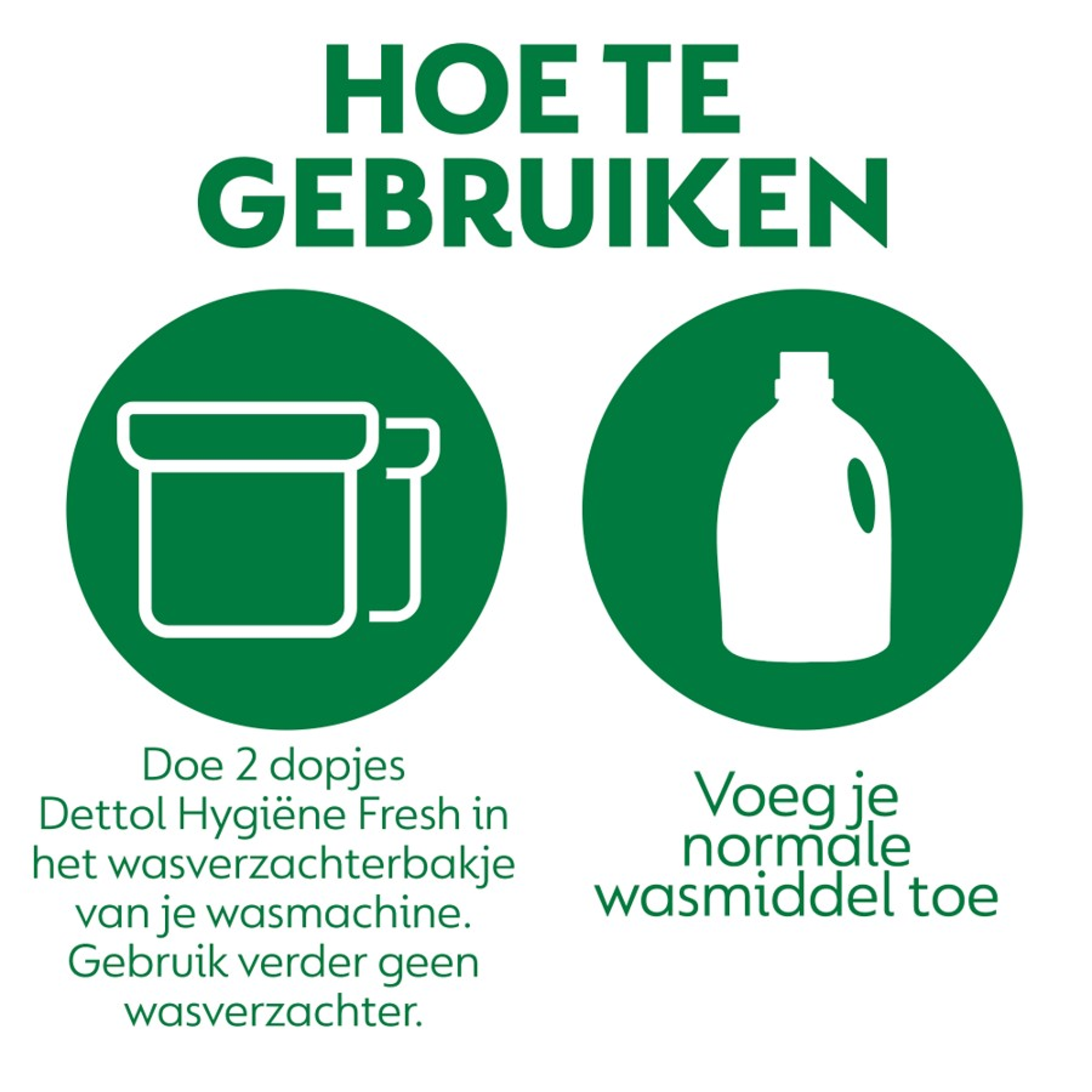 Dettol - Dettol  Wasmiddel Toevoeging - Hygiëne Fresh - 1,5L - 12 Stuks