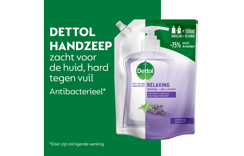 Dettol Refill Relaxing Lavender 500ML x 6