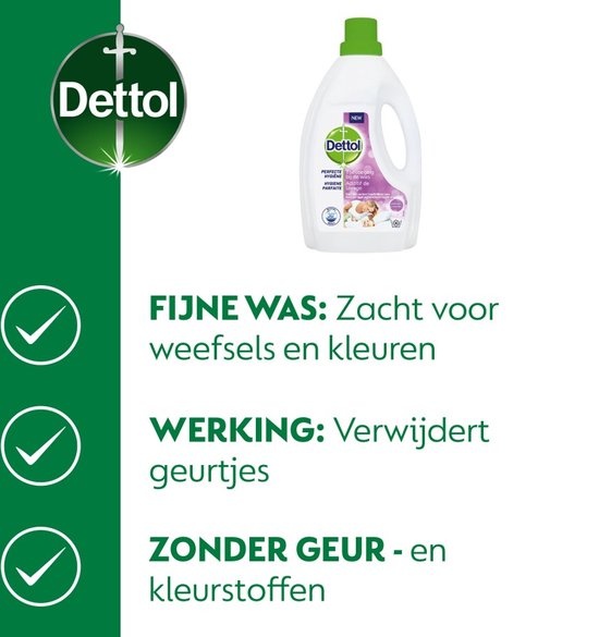 Dettol - Was Toevoeging Hygiëne Fresh & Lavendel - Mixverpakking – 2 x 1,5L