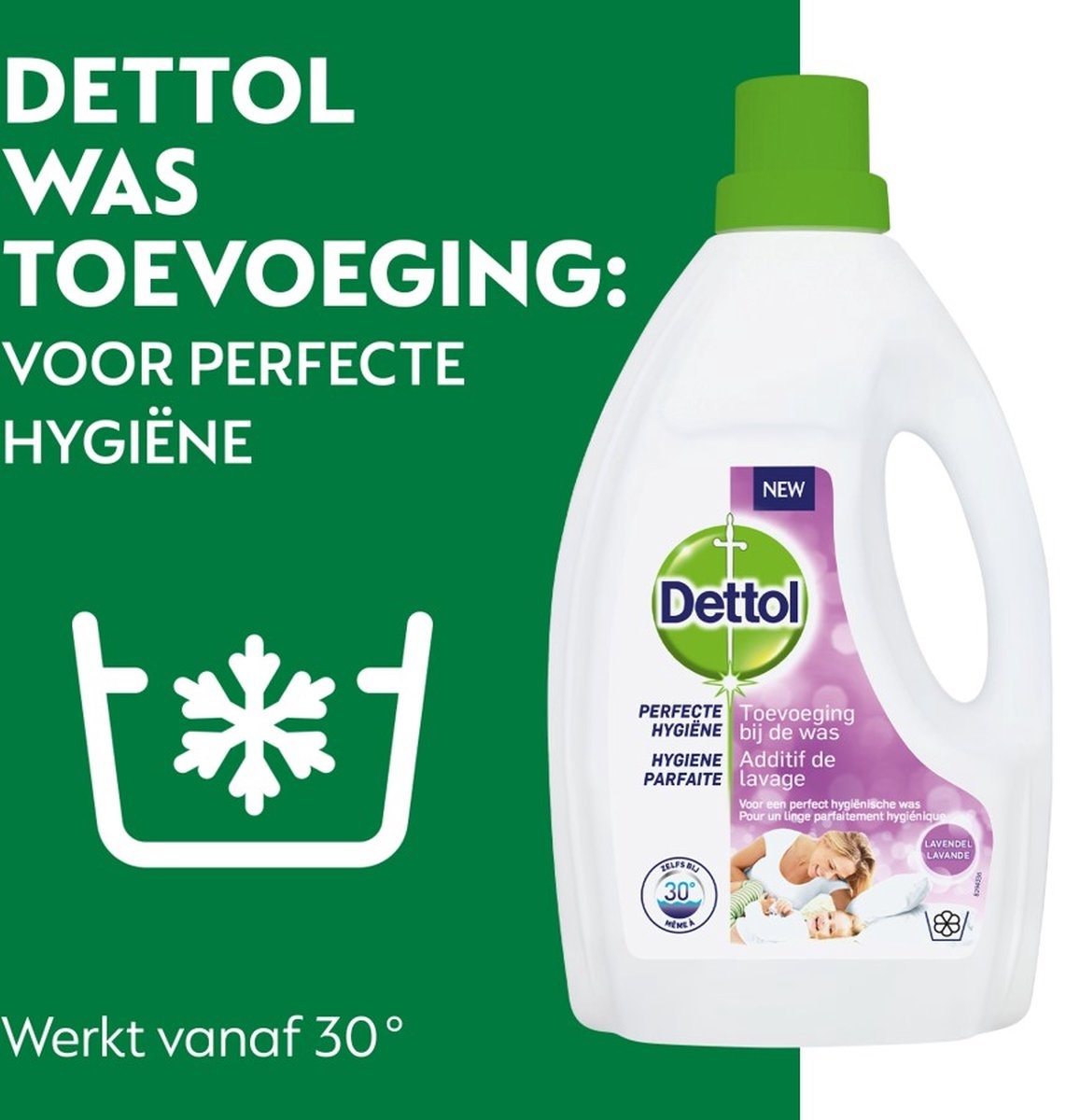 Dettol - Was Toevoeging Hygiëne Fresh & Lavendel - Mixverpakking – 2 x 1,5L