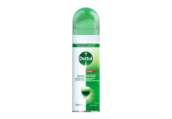 Dettol Spray Ontsmetter  2-in-1 handen en oppervlakken 50ml