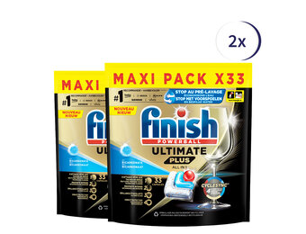 Finish Ultimate+ Baking Soda 33 tabs x2