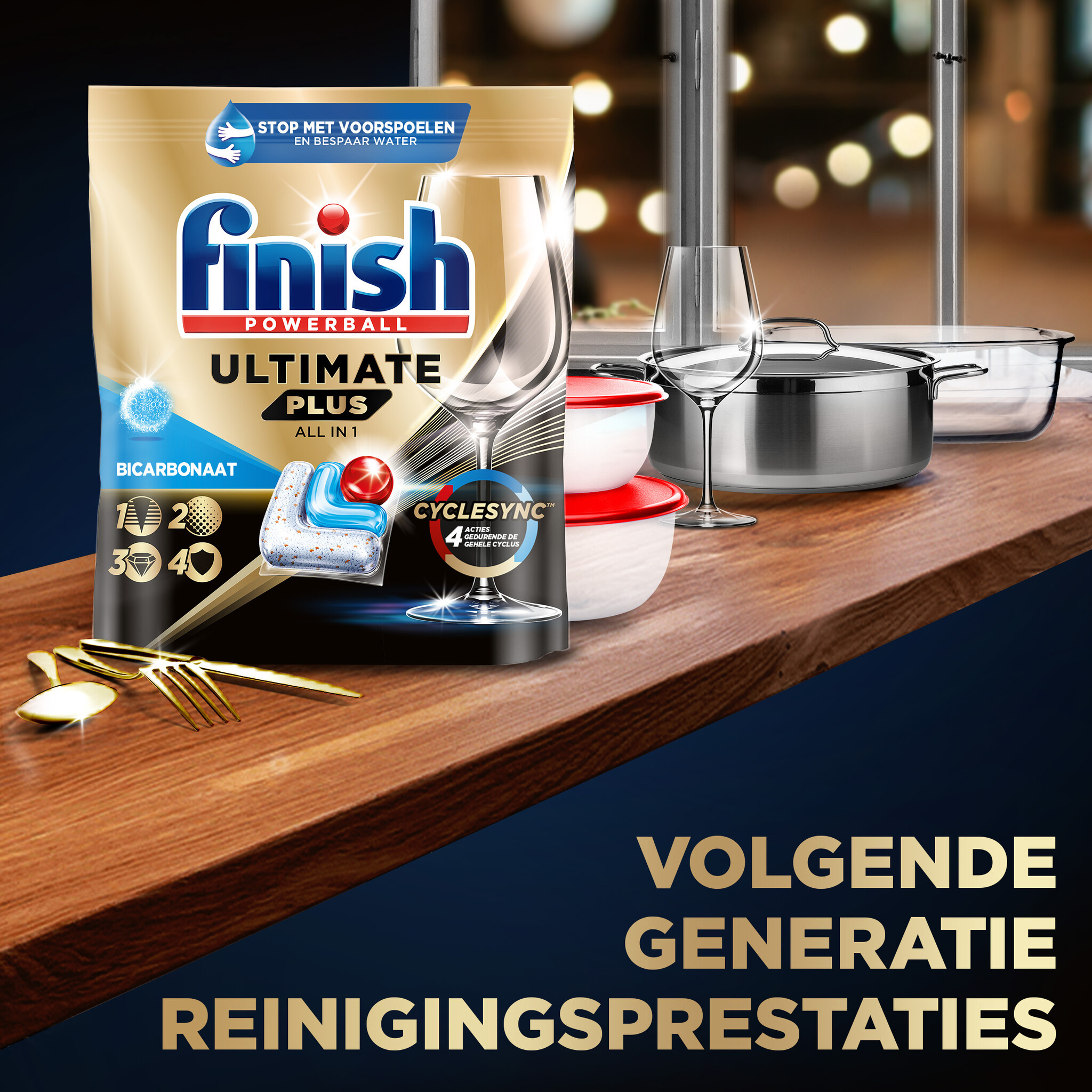 Finish Ultimate+ Baking Soda 33 tabs x2