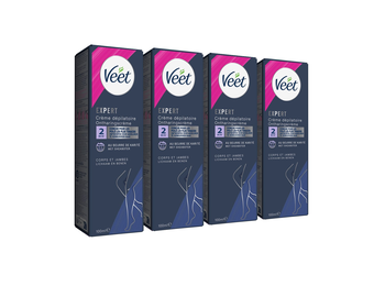 Veet - Expert - Ontharingscreme Benen 100ml - 4 stuks - Voordeelverpakking