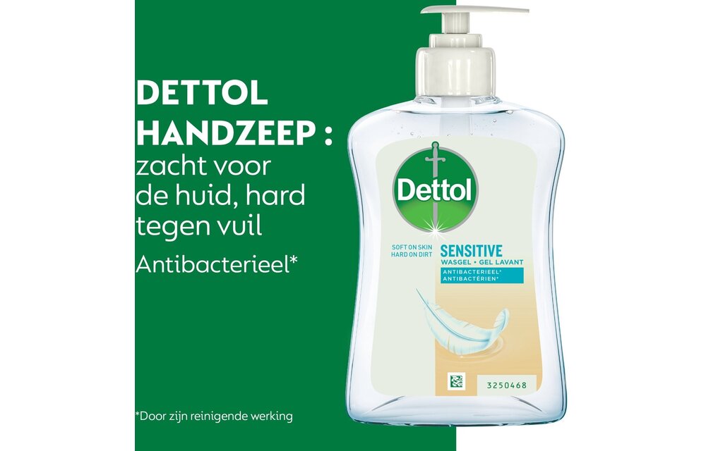 Dettol - 2x Dettol Refill Sensitive 500ML - 1 x Dettol Sensitive 250ML - Voordeelpakket