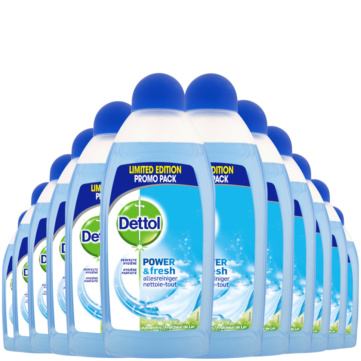 Dettol Allesreiniger Power & Fresh - Katoenfris - 500ml x12