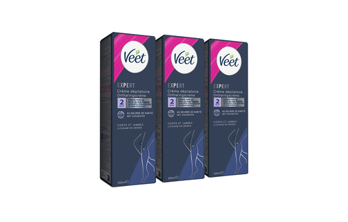 Veet - Expert - Ontharingscreme Benen 100ml - 3 stuks - Voordeelverpakking