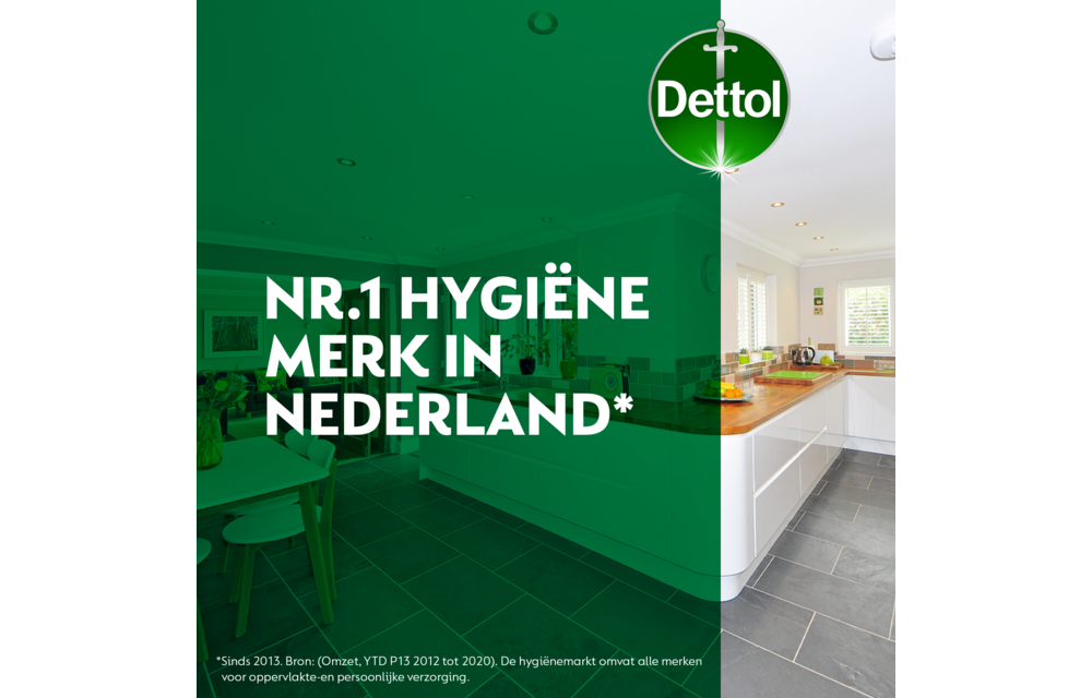Dettol - 9L Allesreiniger Power & Fresh - Katoenfris 3x1L - Citrus 3x1L - Kersenbloesem 3x1L - Voordeelverpakking