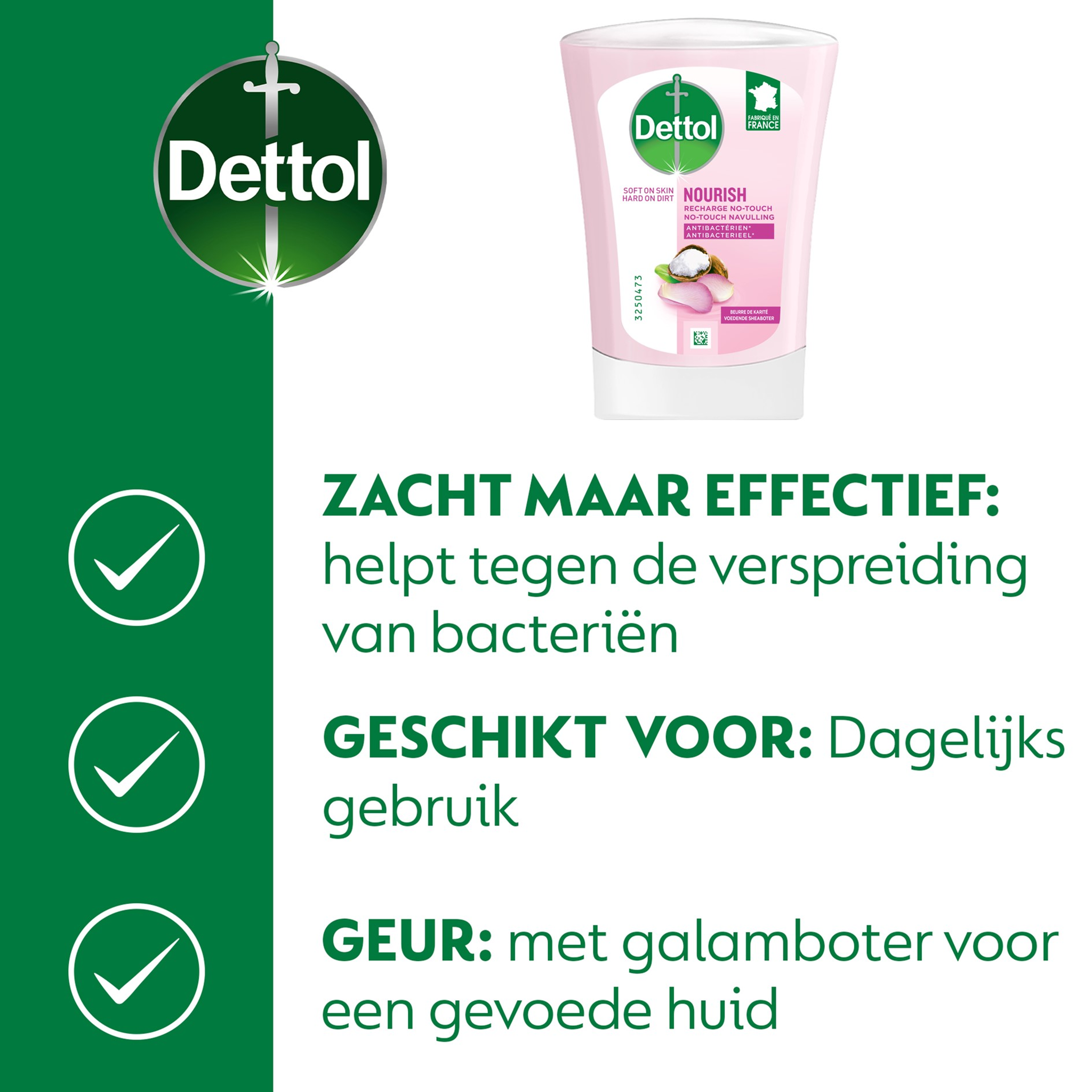 Dettol No Touch Refill Sheabutter 250ML