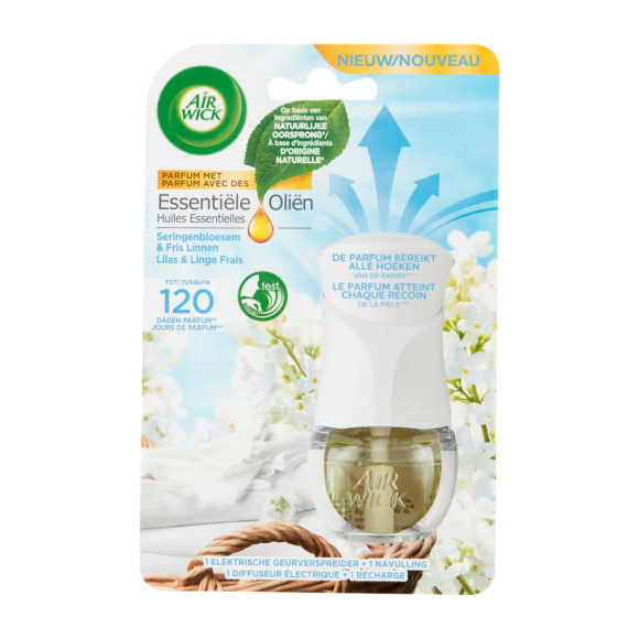 Air Wick Essential Oil Starter Kit Lilac & Crisp Linen