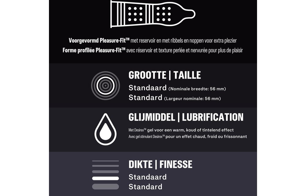 Durex - Play Massage 2/1 Sensitive 200ML - Play Tingle Glijmiddel 100ML - Condooms Orgasm Intense Stimulerende Gel 10st