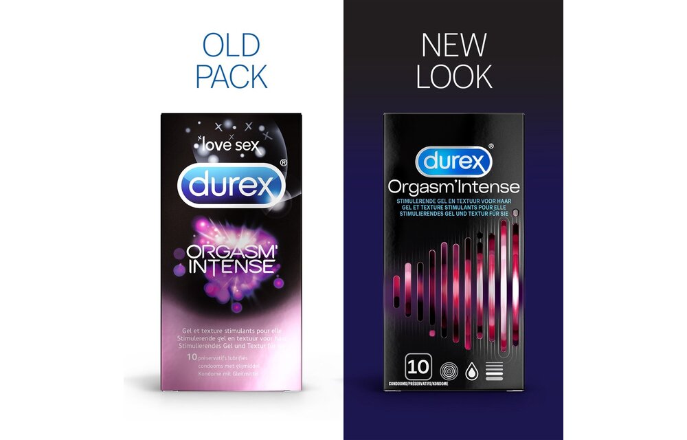 Durex - Play Massage 2/1 Sensitive 200ML - Play Tingle Glijmiddel 100ML - Condooms Orgasm Intense Stimulerende Gel 10st