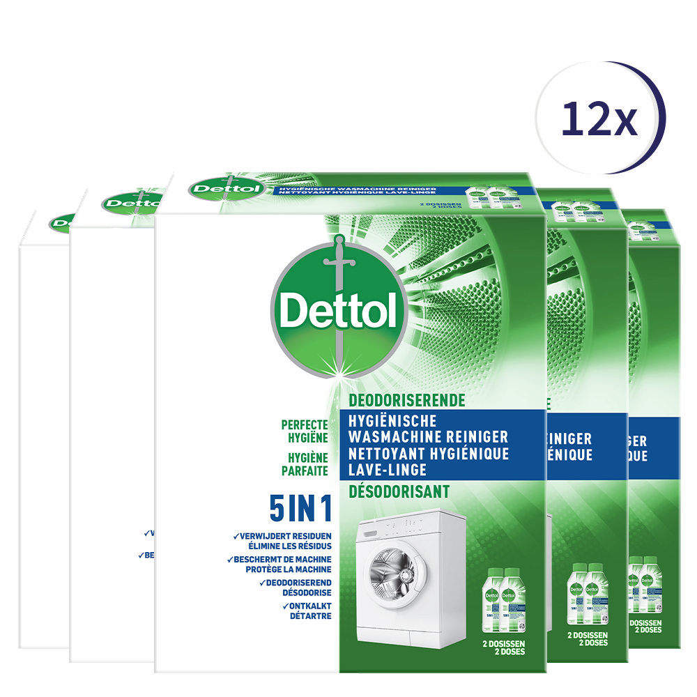 Dettol Washing Machine Cleaner Duo x  12