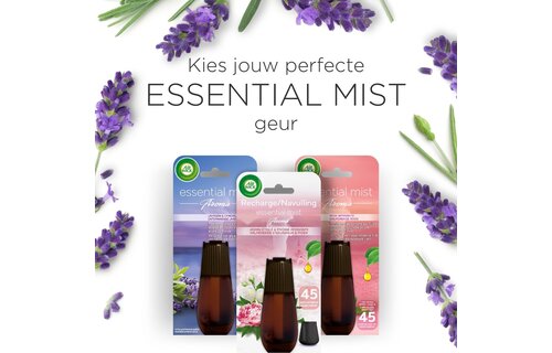Air Wick Essential Mist Refill Sleep & Air Wick Essential Mist Refill Happiness - 20ml x 4