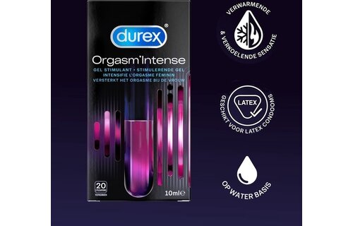Durex - 100ml Glijmiddel  - Play Sensitive - 10ml Stimulerende Gel - Intense Orgasm