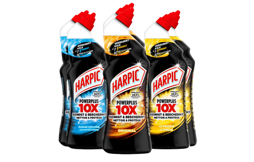 Harpic Gel PowerPlus - Citrus - Marine - Original - Voordeelverpakking - 750ml x 6 - Voordeelverpakking