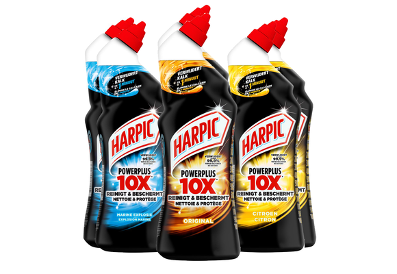 Harpic Gel PowerPlus - Citrus - Marine - Original - Voordeelverpakking - 750ml x 6 - Voordeelverpakking