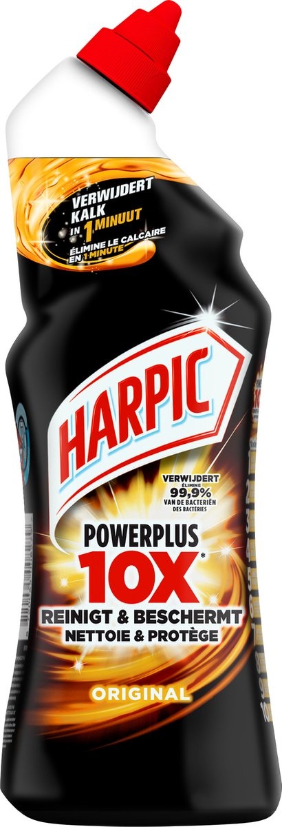 Harpic Gel PowerPlus - Citrus - Marine - Original - Voordeelverpakking - 750ml x 6 - Voordeelverpakking