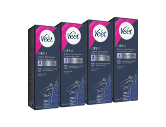 Veet - Expert - Ontharingscreme Oksels 100ml - 4 stuks - Voordeelverpakking