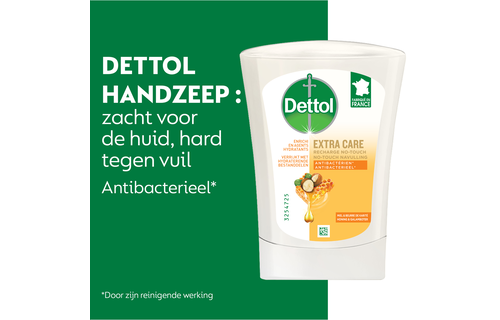 Dettol No-Touch Refill Extra Care Honey & Sheabutter 250ML x 6