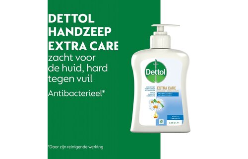 Dettol - Extra Care Honey & Sheabutter 2x250ML - Extra Care Chamomile 2x250ML - Voordeelverpakking