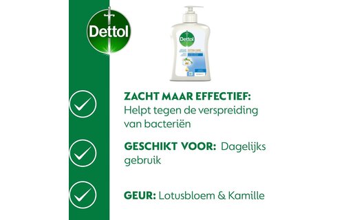 Dettol - Extra Care Honey & Sheabutter 2x250ML - Extra Care Chamomile 2x250ML - Voordeelverpakking