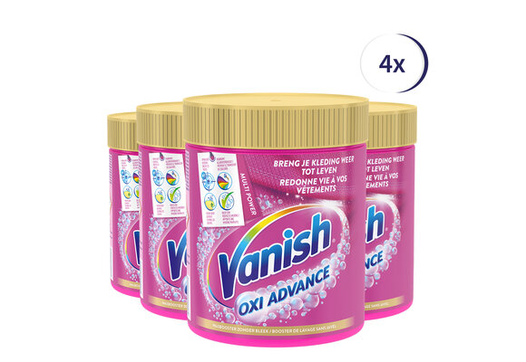 Vanish Oxi Advance Multi Power Colour Powder 470 gr x4