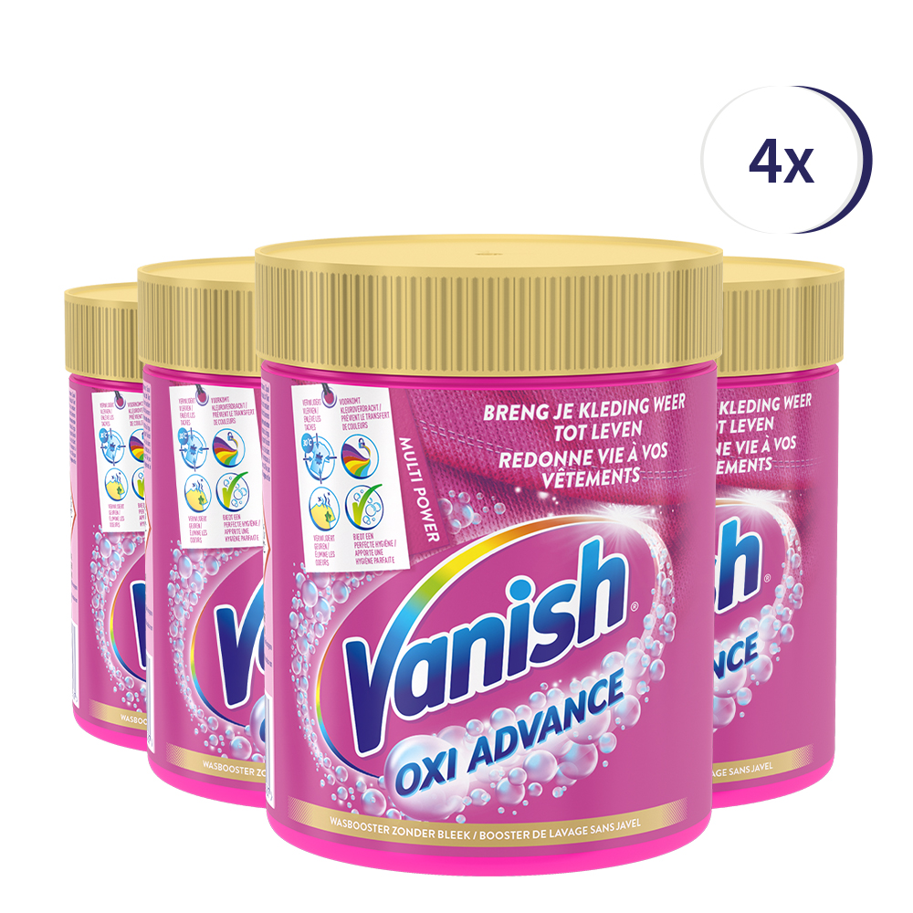 Vanish Oxi Advance Multi Power Colour Powder 470 gr x4