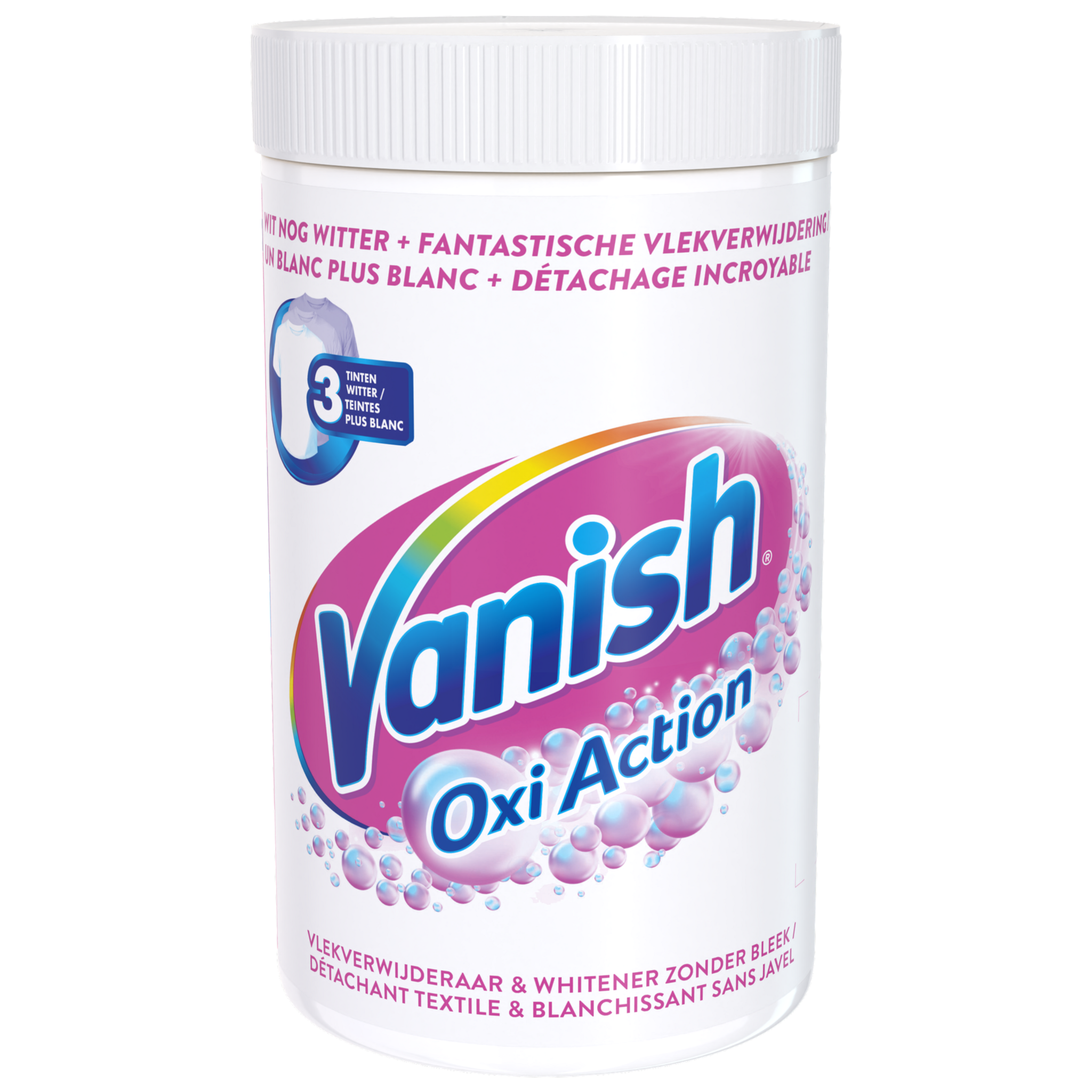 Vanish Oxi Action Crystal White Base Poeder - Voor Witte Was - 1.5 kg