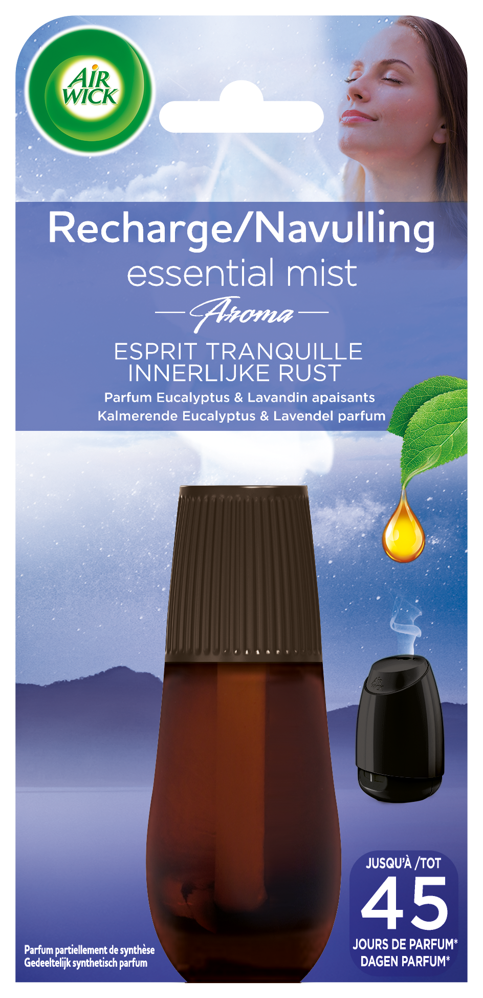 Air Wick Essential Mist Refill Sleep 20ml x4