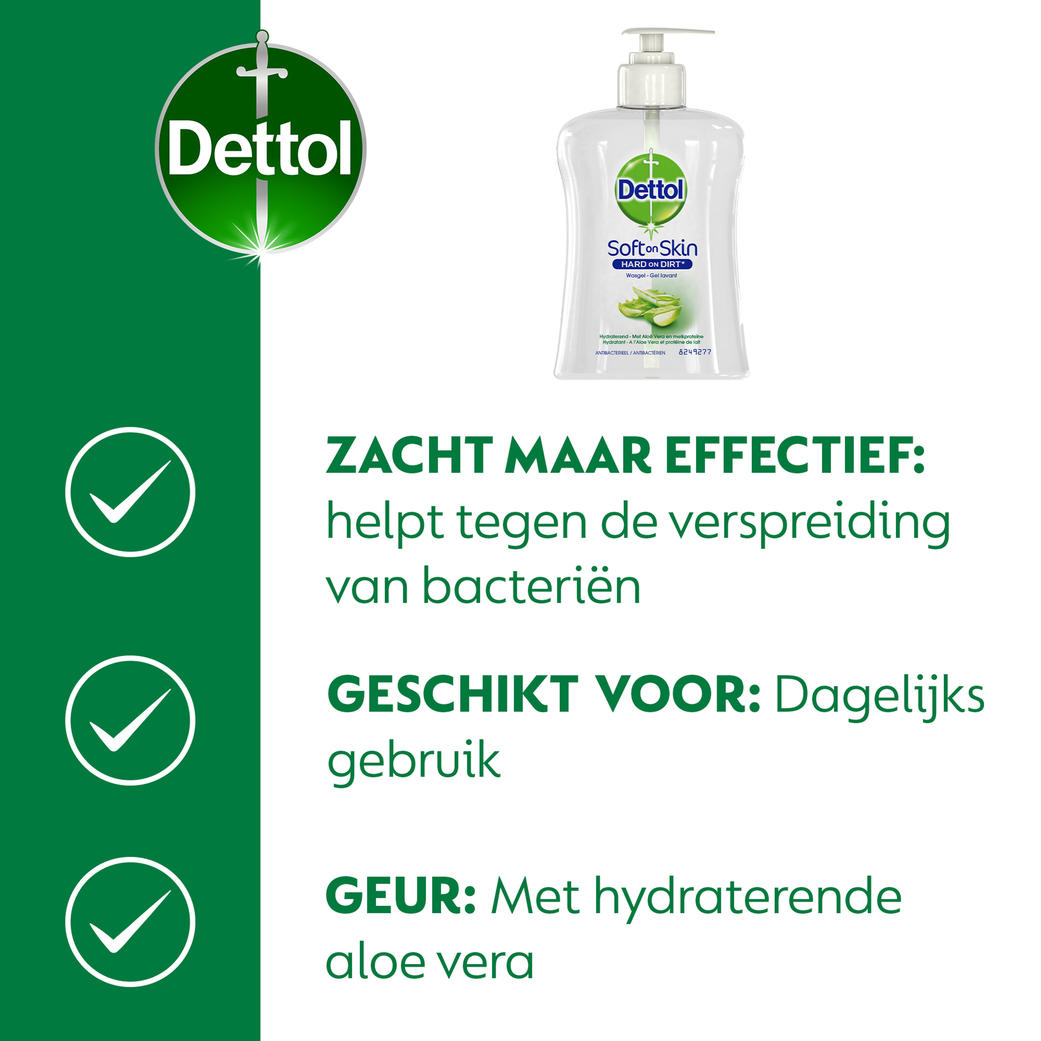 Dettol Hydrating Aloe Vera 250ML