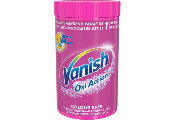 Vanish Oxi Action Colour Safe Base Poeder - Voor Witte &amp; Gekleurde Was - 1.5 kg