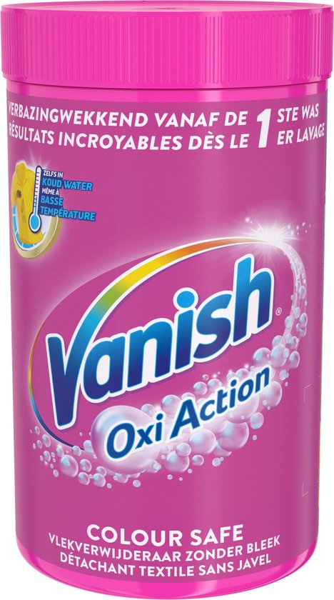 Vanish Oxi Action Colour Safe Base Poeder - Voor Witte & Gekleurde Was - 1.5 kg