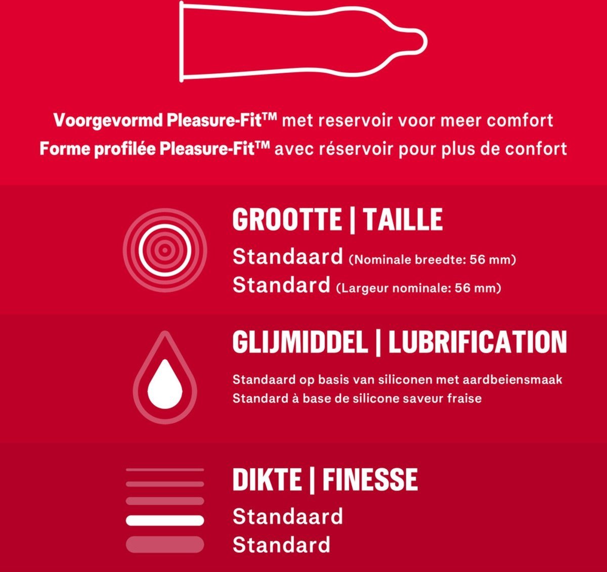 Durex - Condooms - Strawberry - 20st x 3  - Voordeelverpakking