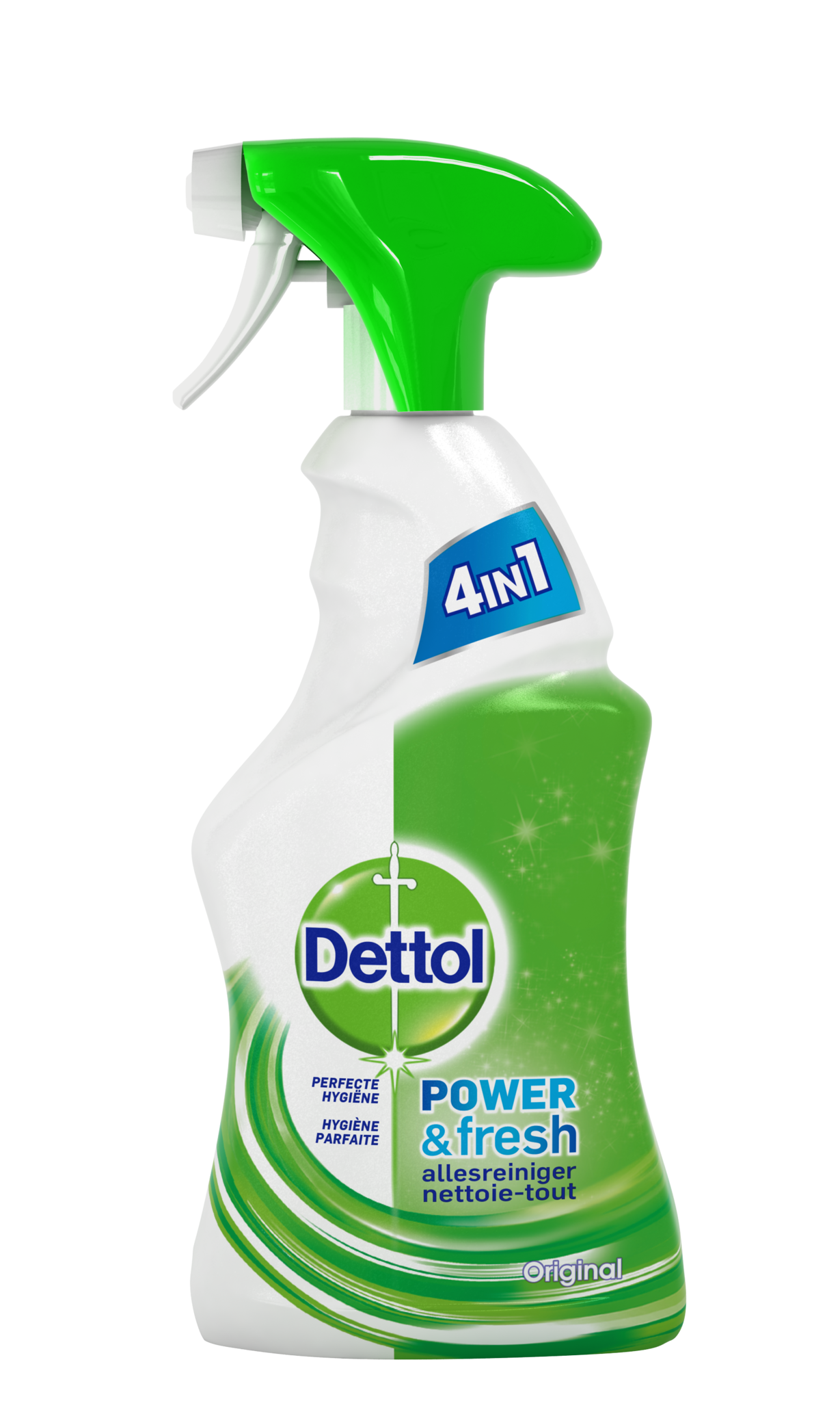 Dettol Allesreiniger Spray Power & Fresh - Original - 500ml x4