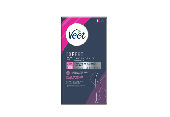 Veet - Expert - Koude Wasstrips - Benen (Normal) 20st