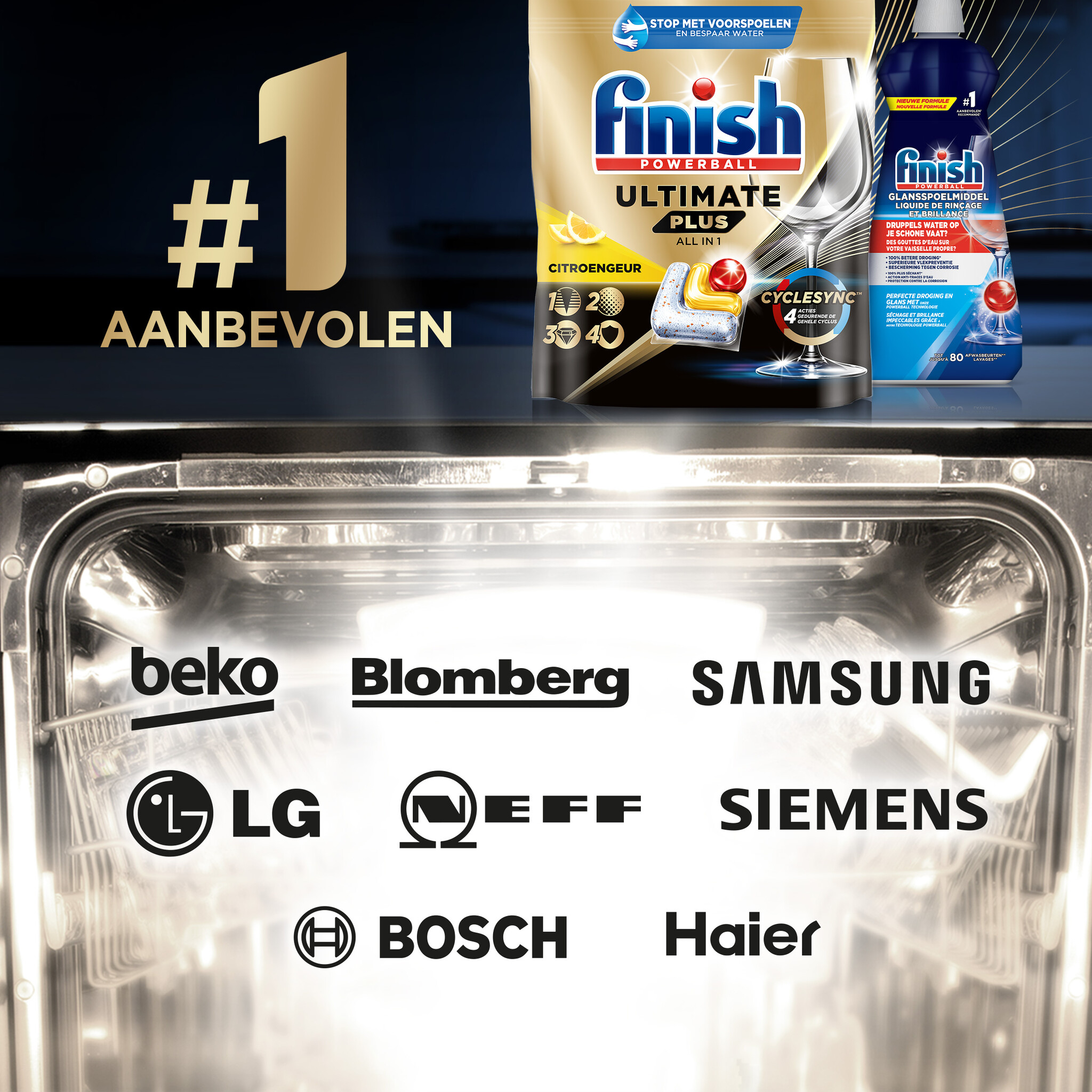 Finish Ultimate+ Lemon 33 tabs x3